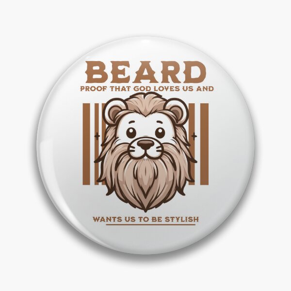 Item preview, Beautiful Beard Lion designed and sold by LemuellTrends.