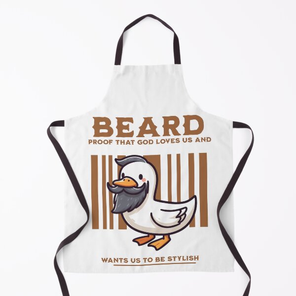 Item preview, Beautiful Beard Duck designed and sold by LemuellTrends.