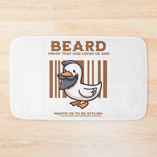 Item preview, Beautiful Beard Duck designed and sold by LemuellTrends.