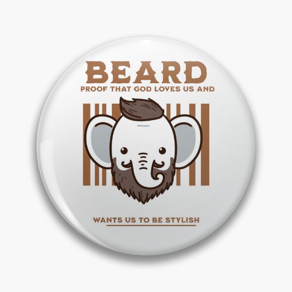 Item preview, Beautiful Beard Elephant designed and sold by LemuellTrends.