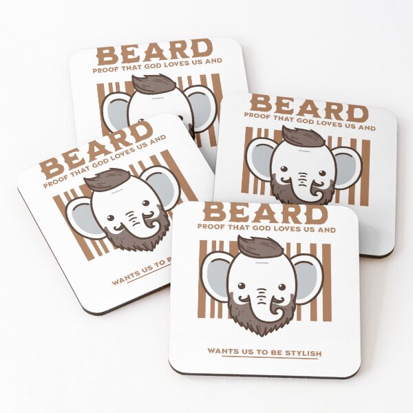 Item preview, Beautiful Beard Elephant designed and sold by LemuellTrends.