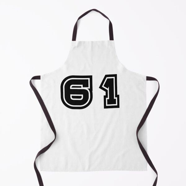 Item preview, 61, sixty-one, black, sport designed and sold by Numbers-Art.