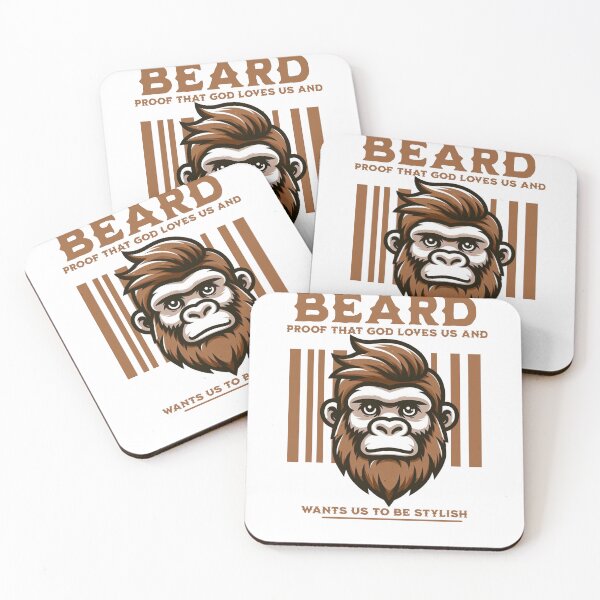 Item preview, Beautiful Beard Gorilla designed and sold by LemuellTrends.