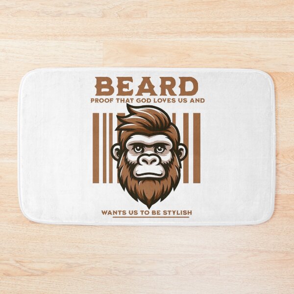Item preview, Beautiful Beard Gorilla designed and sold by LemuellTrends.