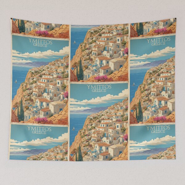 Item preview, Ymittos Greece Vintage Travel Tourism  designed and sold by TravelersGems.