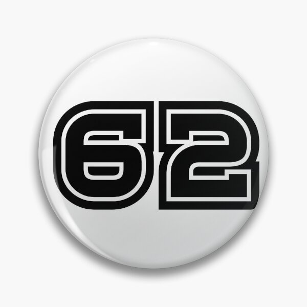 Item preview, 62, sixty-two, black, sport designed and sold by Numbers-Art.