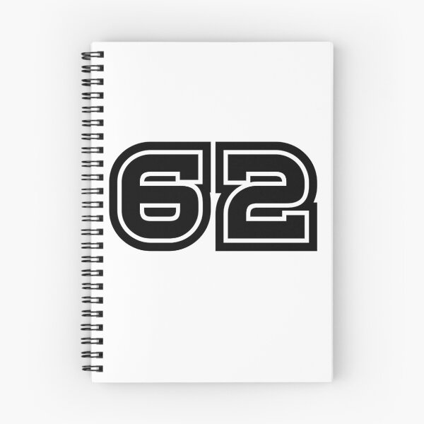 Item preview, 62, sixty-two, black, sport designed and sold by Numbers-Art.