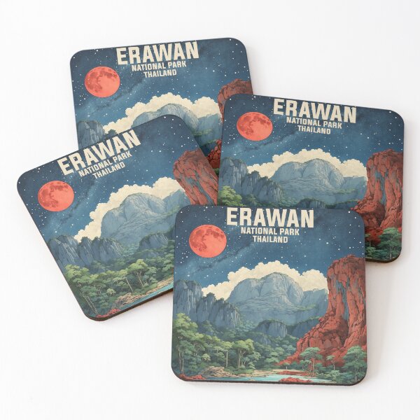 Item preview, Erawan Thailand Vintage Travel Tourism Retro designed and sold by TravelersGems.