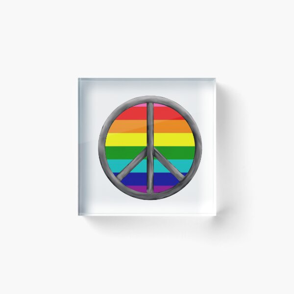 Item preview, LGBT Pride Equality awareness peace sign Gay Lesbian  designed and sold by RemieJames.