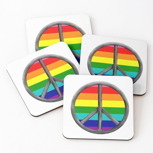 Item preview, LGBT Pride Equality awareness peace sign Gay Lesbian  designed and sold by RemieJames.