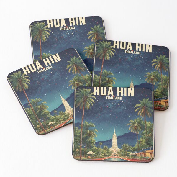 Item preview, Hua Hin Thailand Vintage Travel Tourism Retro designed and sold by TravelersGems.