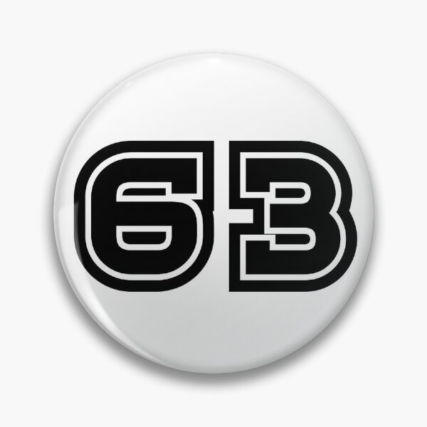 Item preview, 63, sixty-three, black, sport designed and sold by Numbers-Art.