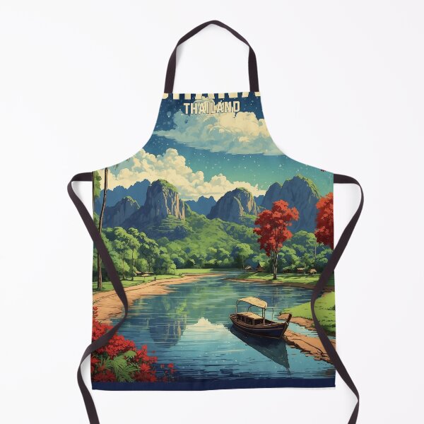 Item preview, Kanchanaburi Thailand Vintage Travel Tourism Retro designed and sold by TravelersGems.