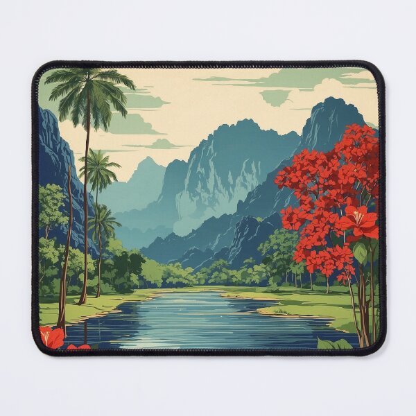 Item preview, Kanchanaburi Thailand Vintage Travel Tourism Retro designed and sold by TravelersGems.