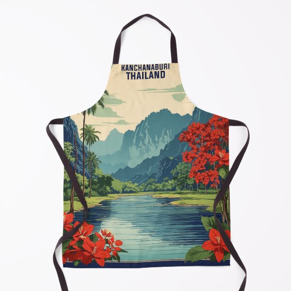 Item preview, Kanchanaburi Thailand Vintage Travel Tourism Retro designed and sold by TravelersGems.