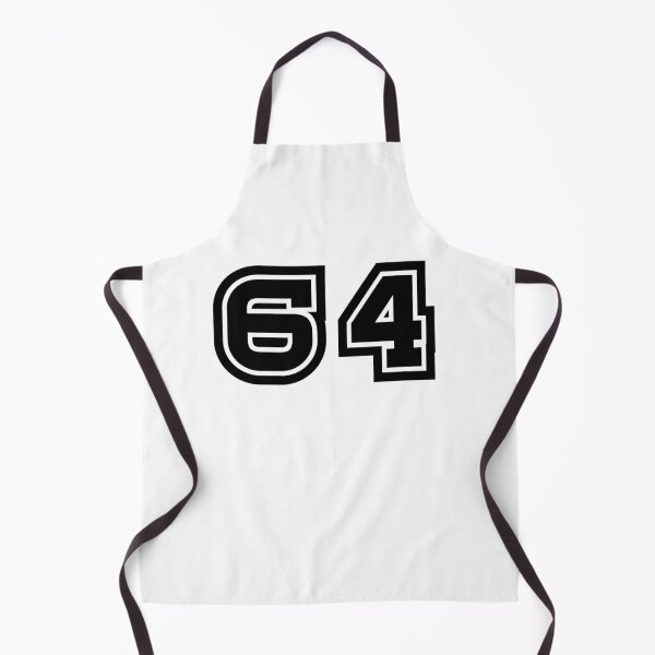 Item preview, 64, sixty-four, black, sport designed and sold by Numbers-Art.