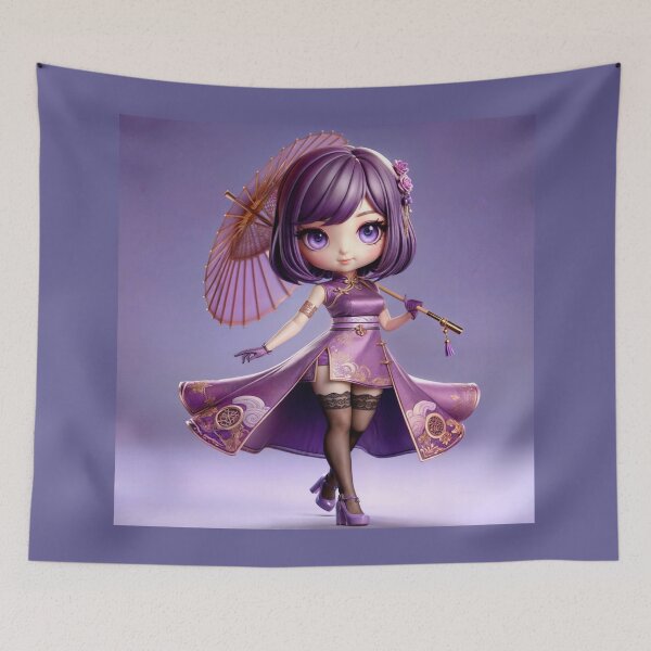 Item preview, Yumi, the Violet Guardian of the Chibi Order of Silk designed and sold by CHIBI_POPZ.