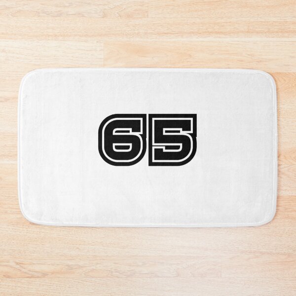 Item preview, 65, sixty-five, black, sport designed and sold by Numbers-Art.