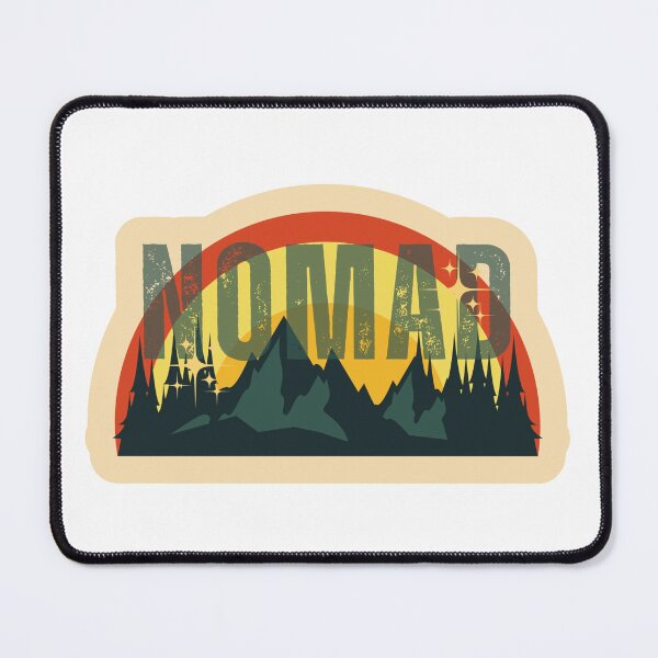 Item preview, NOMAD Outdoors Traveler Digital Nomad Travel Road Trip Sticker designed and sold by SandriaSays.