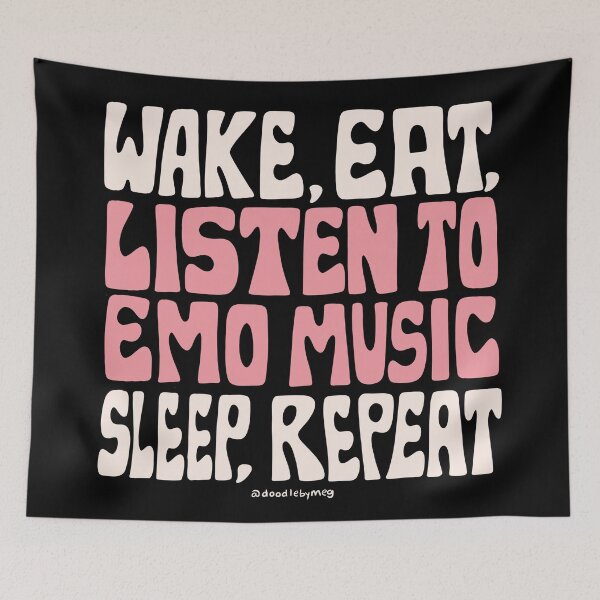 Item preview, Listen to Emo Music designed and sold by doodlebymeg.