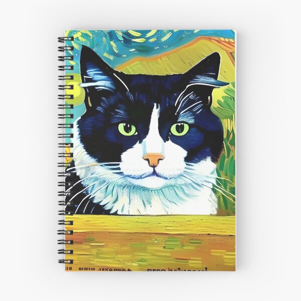 Item preview, Van Gogh's Influence: Cat Portrait in AI Art designed and sold by a-WangArt.