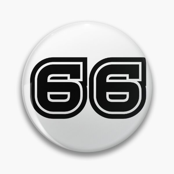 Item preview, 66, sixty-six, black, sport designed and sold by Numbers-Art.