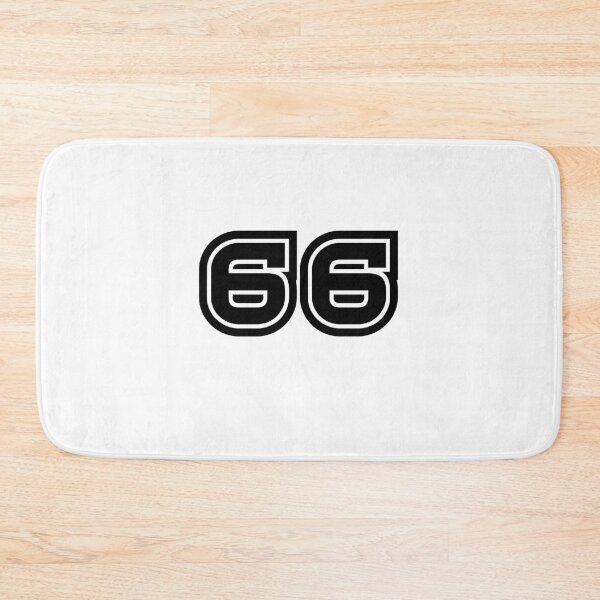 Item preview, 66, sixty-six, black, sport designed and sold by Numbers-Art.