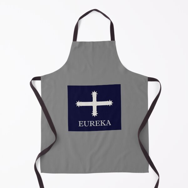 Item preview, Eureka Flag in Navy Blue, with the word EUREKA designed and sold by AASparksDesigns.