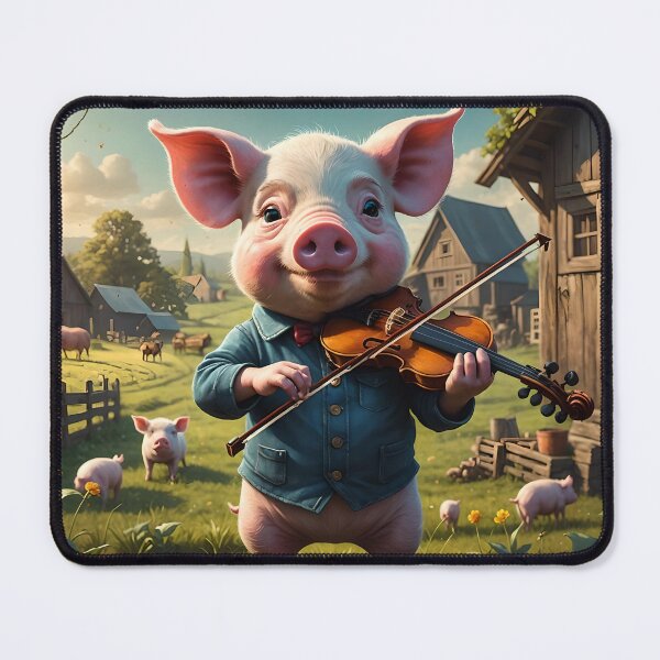 Item preview, Farm Pig Playing Violin designed and sold by PolincTees.