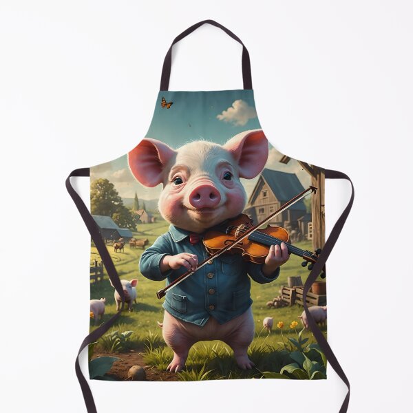 Item preview, Farm Pig Playing Violin designed and sold by PolincTees.