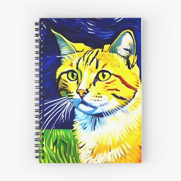 Item preview, Van Gogh's Influence: Cat Portrait in AI Art designed and sold by a-WangArt.