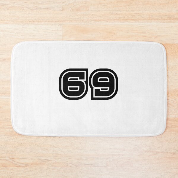 Item preview, 69, sixty-nine, black, sport designed and sold by Numbers-Art.