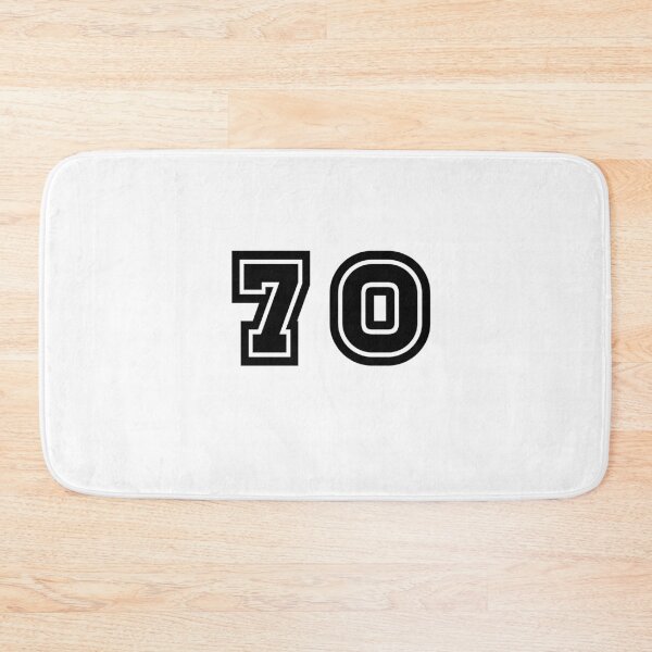 Item preview, 70, seventy, black, sport designed and sold by Numbers-Art.
