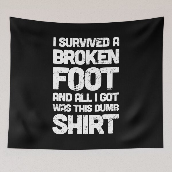 Item preview, Funny Get Well Gift - Fractured Broken Foot designed and sold by Jam Jar.