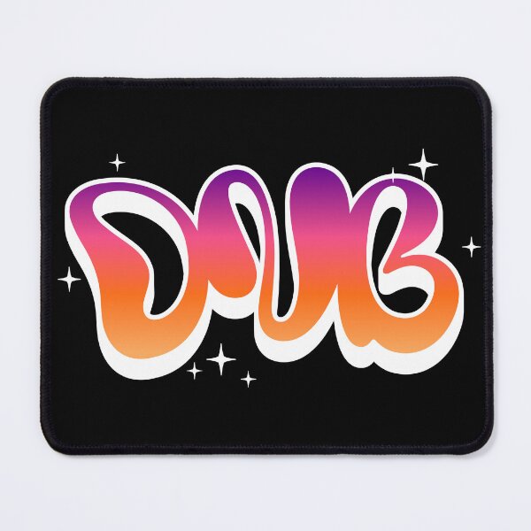 Item preview, DNB - Liquid Font Color Gradient (white/orange/purple) designed and sold by Discothreadz.