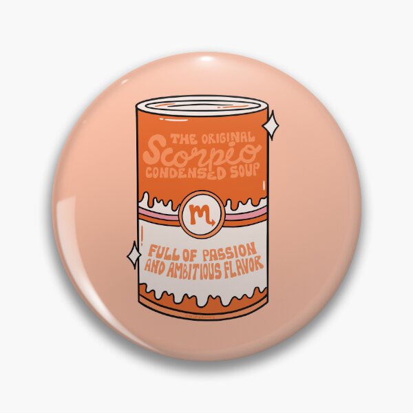 Item preview, Scorpio Soup Can designed and sold by doodlebymeg.