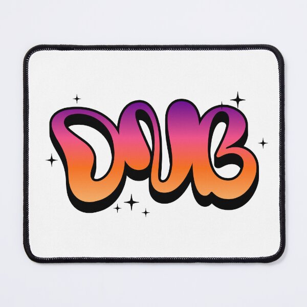 Item preview, DNB - Liquid Font Color Gradient (black/orange/purple) designed and sold by Discothreadz.