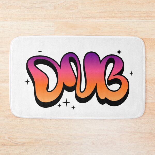 Item preview, DNB - Liquid Font Color Gradient (black/orange/purple) designed and sold by Discothreadz.