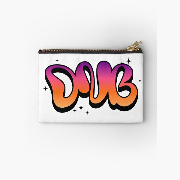 Item preview, DNB - Liquid Font Color Gradient (black/orange/purple) designed and sold by Discothreadz.
