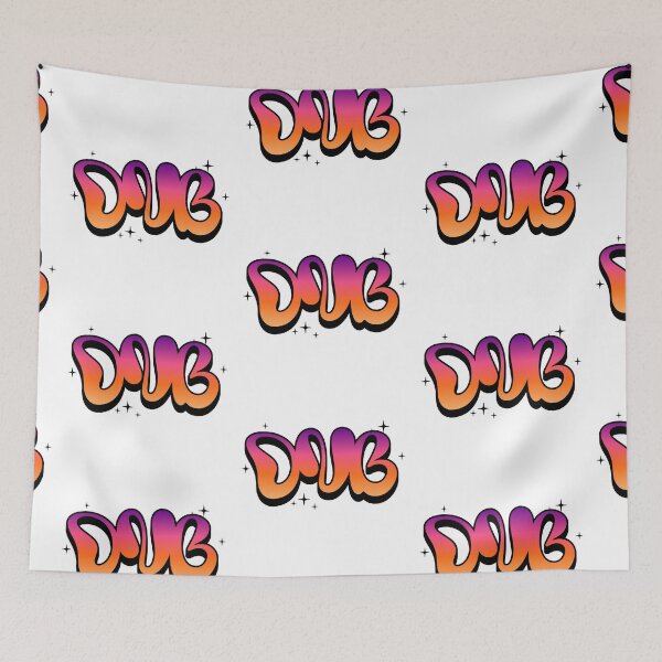 Item preview, DNB - Liquid Font Color Gradient (black/orange/purple) designed and sold by Discothreadz.