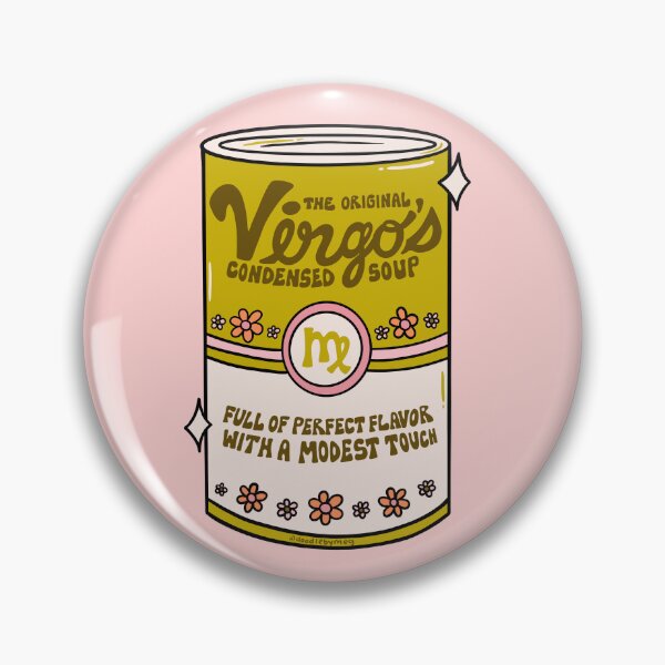Item preview, Virgo Soup Can designed and sold by doodlebymeg.