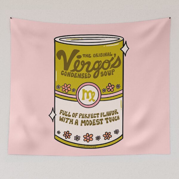 Item preview, Virgo Soup Can designed and sold by doodlebymeg.