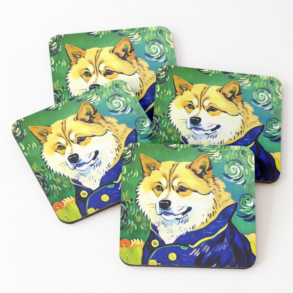 Item preview, Van Gogh's Influence: Dog Portrait in AI Art designed and sold by a-WangArt.