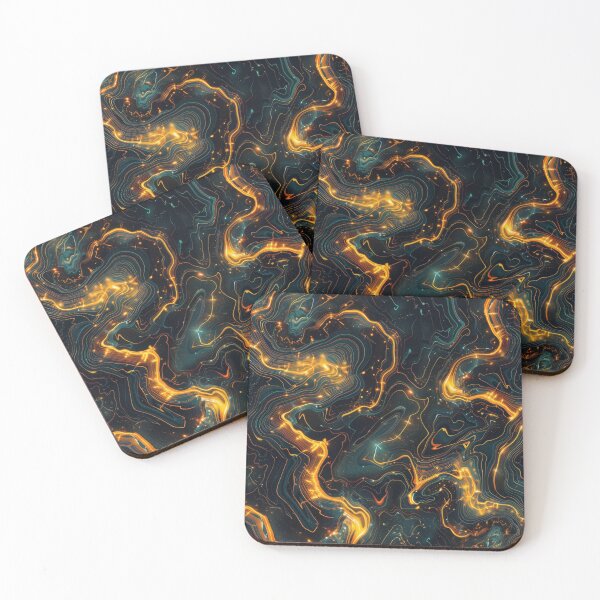 Item preview, Marbled lights on dark grey background designed and sold by PrettyPinkSkies.