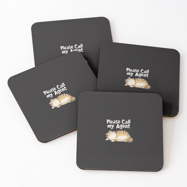 Item preview, Plese, call my agent. Lazy cat fun. designed and sold by paulo silveira.