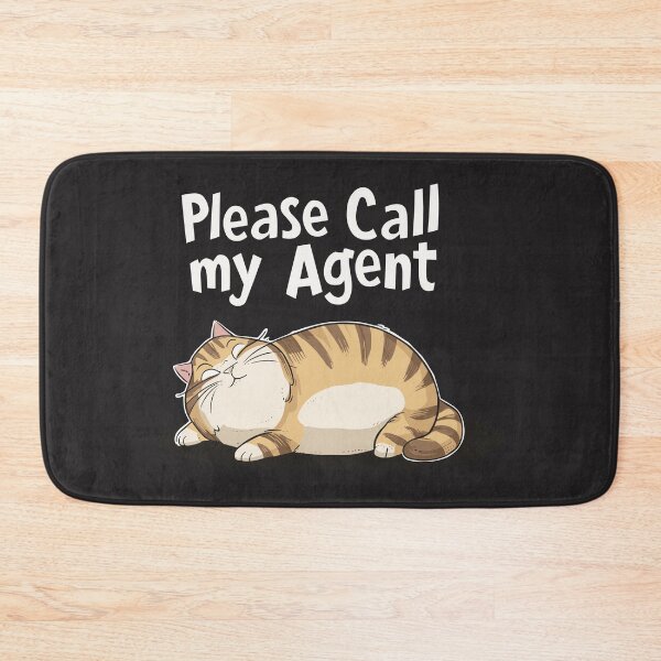 Item preview, Plese, call my agent. Lazy cat fun. designed and sold by paulo silveira.