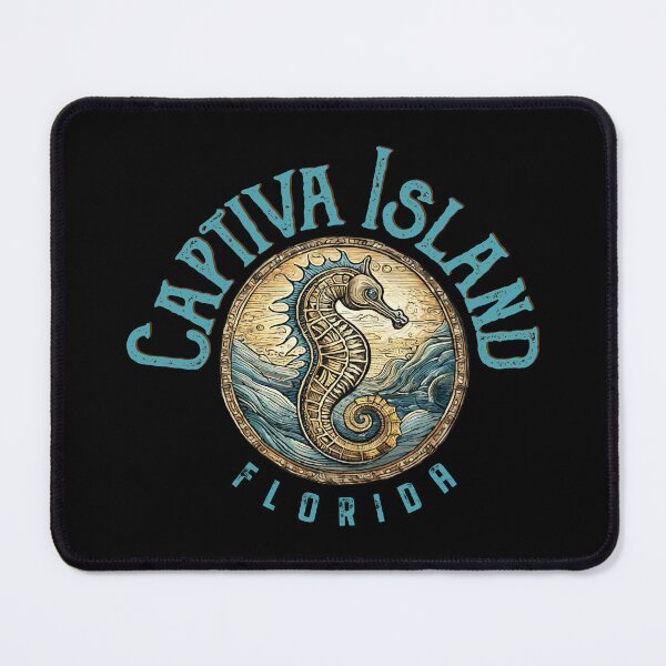 Item preview, Captiva Island Florida Vintage Seahorse Design designed and sold by Futurebeachbum.