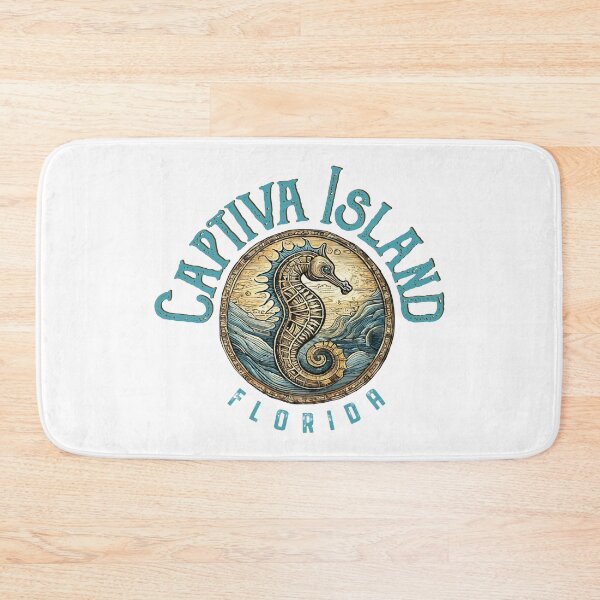 Item preview, Captiva Island Florida Vintage Seahorse Design designed and sold by Futurebeachbum.