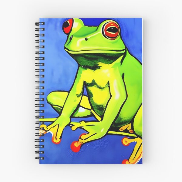 Item preview, Van Gogh's Influence: Frog Portrait in AI Art designed and sold by a-WangArt.