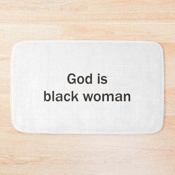 Item preview, God is black woman designed and sold by Tiendaplanista.